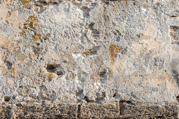 Textura de la pared de un antiguo castillo
