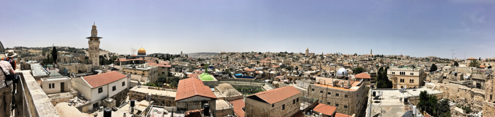 Fototapeta na wymiar Panoramic view of Jerusalem