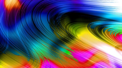 Obraz premium Abstract fractal pattern. Wavy blur background