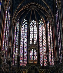 stained window
