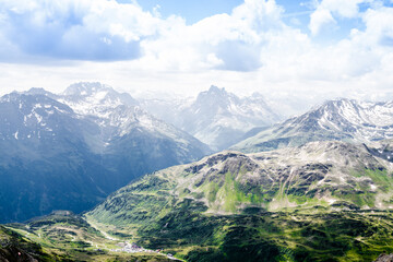 Alps Mountains. Alpine Austria Mountain