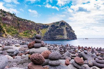 Udo Island in South Korea, located outside Jeju Island. 