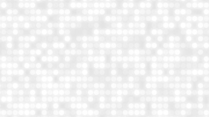 Dot white gray pattern gradient texture background. Abstract  technology big data digital background. 3d rendering.
