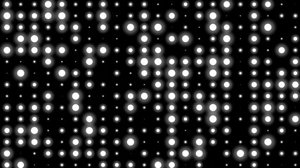 Dot white black pattern gradient texture background. Abstract  technology big data digital background. 3d rendering.
