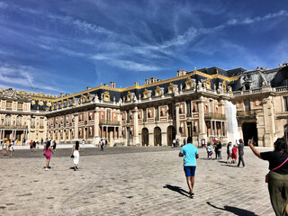 Obraz premium A view of Versailles in Paris