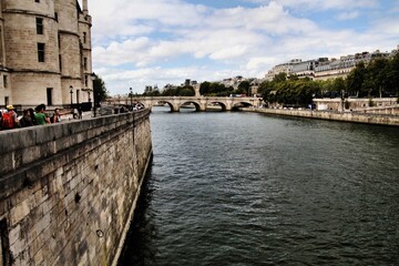Fototapeta na wymiar paris seine river