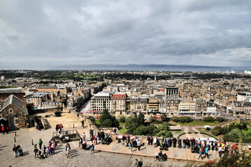 A panoramic view of Edinburgh
