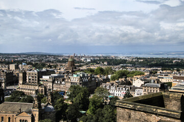 A Panoramic view of Edinburgh