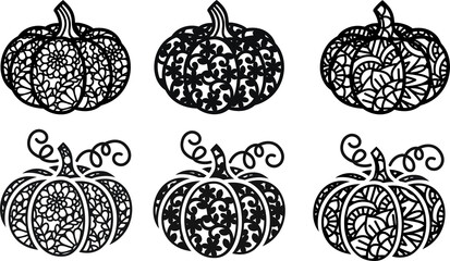  Lace Pumpkin Thanksgiving  Day Halloween