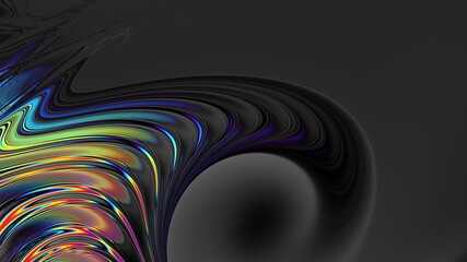 Abstract futuristic background. Horizontal background with aspect ratio 16 : 9