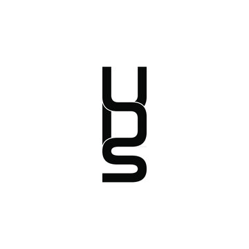 uds letter original monogram logo design