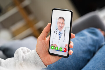 Telemedicine Video Call To Doctor