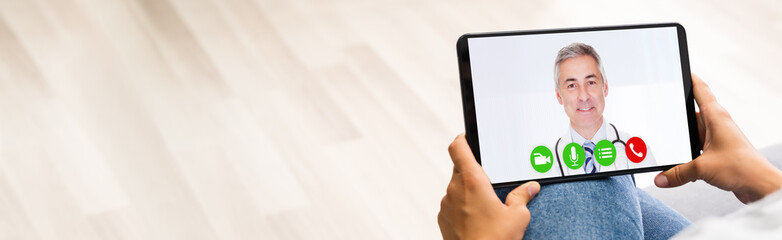 Telemedicine Video Call To Doctor