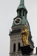 Am Marienplatz in München