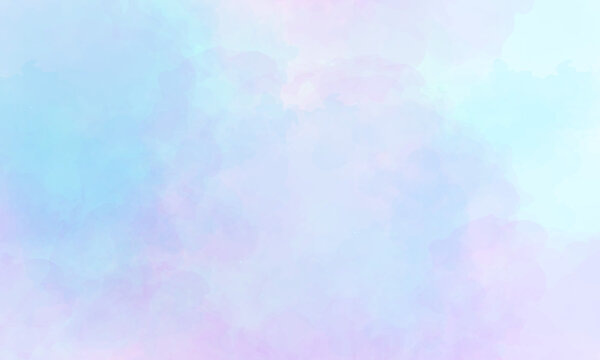 soft blue watercolor background © chanoom