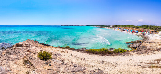 Beautiful beach in Mallorca es Trenc