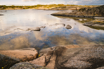 Rezerwat przyrody Maeerrapanna w Norwegii w okolicy miejscowości Gressvik w Norwegii - obrazy, fototapety, plakaty