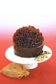 Sophisticated And Decorated Chocolate Cake