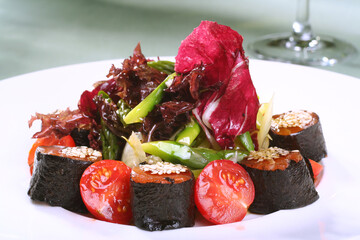 sea food japanese eel salad