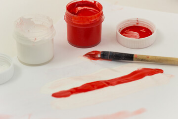 white red white flag