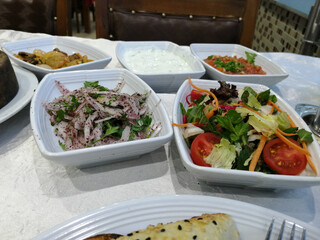 delicious salads made with organic vegetables