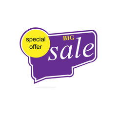 Special offer banner icon. Vector illustration EPS 10.