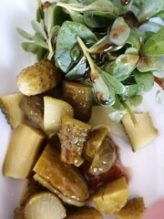 delicious salads made with organic vegetables