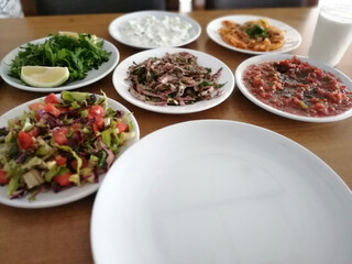 delicious salads made with organic vegetables