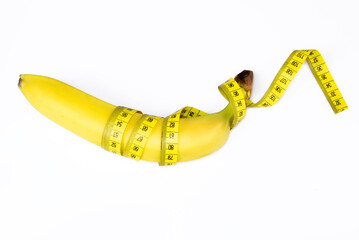Body tape measure and banana.