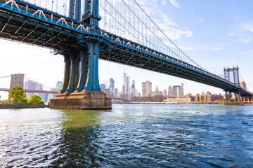 New York City. View from Dumbo to Manhattan. 