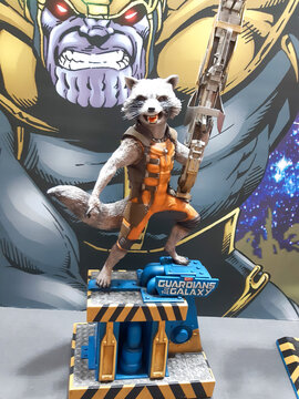 Rocket Raccoon From The Guardians Of The Galaxy Marvel