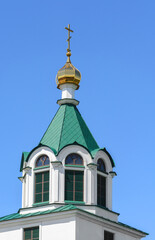 Trinity Church in the urban village of Mir. Holy Trinity Church. Church of the Holy Life-Giving Trinity. Grodno region, Korelichi district. Belarus