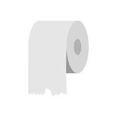 Realistic toilet paper roll icon. Vector illustration eps 10