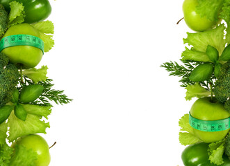 The composition of vegetables and fruits.