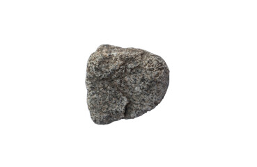 gneiss rock specimen on white background. gneiss is metamorphic rocks.Stone on white background