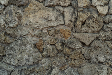 Old stone wall background. Stone texture.