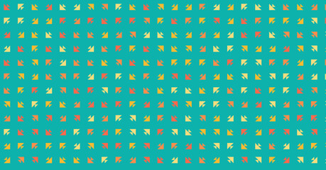 Abstract Color Halftone Dots generative art background illustration