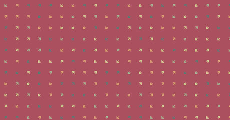 Abstract Color Halftone Dots generative art background illustration