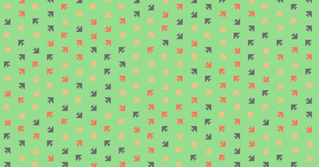 Abstract Color Halftone Dots generative art background illustration