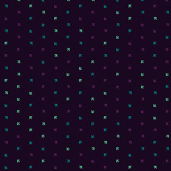 Abstract Color Halftone Dots generative art background illustration