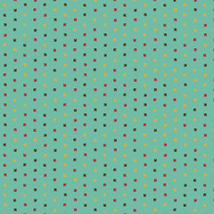 Abstract Color Halftone Dots generative art background illustration