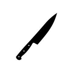 Knife black sign icon. Vector illustration eps 10