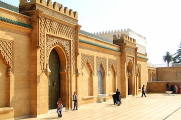 Hassan Mosque in Rabat, Morocco