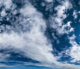 Cloudy sky summer good weather background