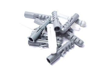 Bucha de parede cinza para parafuso