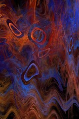 The colors in the series, awesome digital art paint. Background consists of fractal color texture and is suitable for use in projects on imagination, creativity and design.