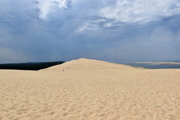 Dune du Pilat an der Atlantikküste in Frankreich