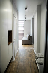 Corridor of the apartment. The concept of interior, home and comfort