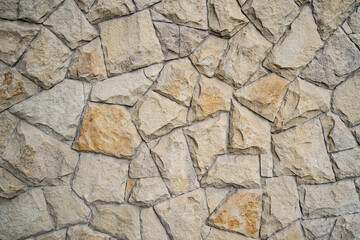 Obraz premium Modern stone brick wall background. Stone texture.