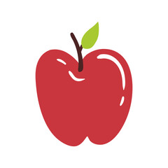 apple fresh fruit isolated icon